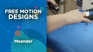 Meander free motion quilting tutorial for your longarm quilting machine [upl. by Susannah]