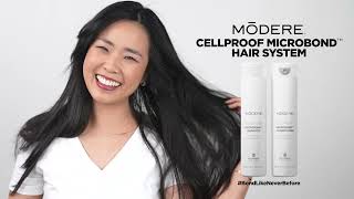 Introducing NEW Modere CellProof MicroBond™ Hair System [upl. by Oinesra]