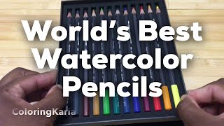 Caran Dache Museum Aquarelle Watercolor Pencils Review [upl. by Nahttam737]