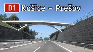 Slovakia D1 Košice  Prešov [upl. by Bainbrudge]