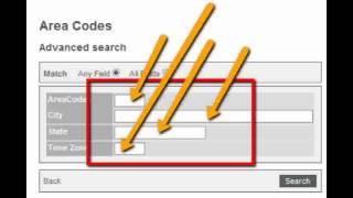 Printable Area Code List by Number or State [upl. by Scuram]