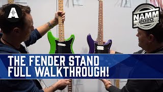 The NEW Fender Guitar Range  Crazy Custom Shops New Models amp Loads More  NAMM 2020 [upl. by Amieva]