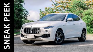 Sneak Peek of The Maserati Levante • You Read That RightA Luxury SUV • Presello x Maserati [upl. by Anikat]