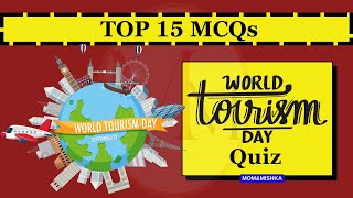 World Tourism day quiz in English 2024  latest tourism quiz questions amp answers quiz on Tourism day [upl. by Ymia]