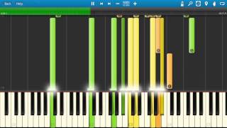 Genesis  Domino Piano Tutorial  How to play  Synthesia Cover [upl. by Nitsej]