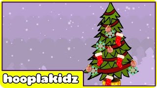 Decorate The Christmas Tree  Christmas Song  HooplaKidz [upl. by Sivolc854]