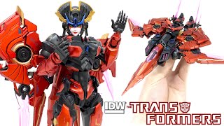 Bingo Toys BT02 WINDGIRL Transformers IDW WINDBLADE Review [upl. by Bradleigh]