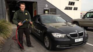 Checking Tyre Pressure amp Setting Tyre Pressure Monitor in BMW E90 [upl. by Von631]