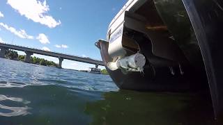 Retractable PT230 Bow Thruster for Pontoon Boats [upl. by Amaryl549]