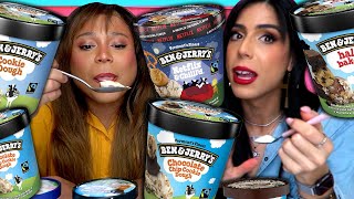 PROVANDO TODOS OS SABORES DE SORVETE BEN amp JERRYS com BLOGUEIRINHA [upl. by Ecad]