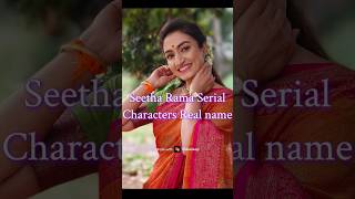 Kannada Sita Rama Serial Actors real NameKannada serialSandalwoodVaishnavikannadaserial [upl. by Rihana522]