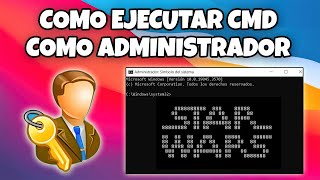 COMO EJECUTAR EL CMD COMO ADMINISTRADOR EN WINDOWS 10 Y WINDOWS 11  ABRIR SIMBOLO DEL SISTEMA EN PC [upl. by Linette952]