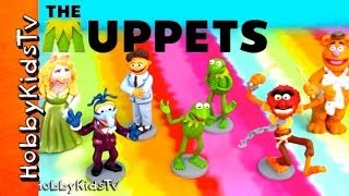 Muppets Movie Characters Box Opening Toy Review by HobbyKidsTV [upl. by Assinna879]