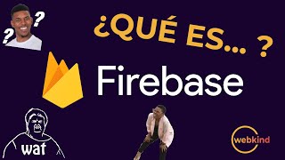 ¿Que es FIREBASE  Firestore y Real Time Database [upl. by Nuajed]