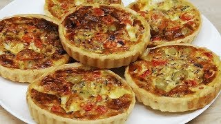 QUICHES ITALIENNES TROP FACILE CUISINE RAPIDE [upl. by Feeley25]