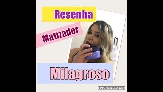 RESENHA DA MASCARA MATIZADORA AMEND [upl. by Adnahs]