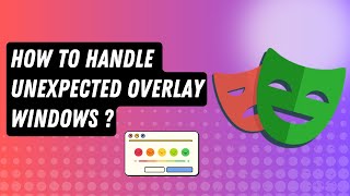 How to handle Unexpected Overlay Window using Playwright [upl. by Eicul]