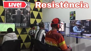 Live resistência jogando video game Bastidores [upl. by Atinit]