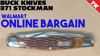 Buck Knives 371 Stockman Pocket Knife  A Walmart steal [upl. by Beera]