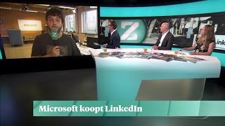 Microsoft wil connecten met LinkedIn voor 26 milja  Z TODAY [upl. by Ahseekal829]