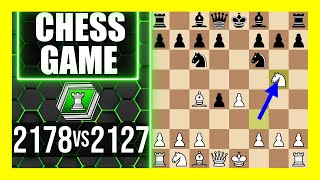 Italian Game Two Knights Defense Perreux Variation  Chess Game [upl. by Dunston283]