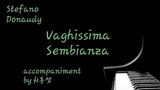 Vaghissima Sembianza아름다운 그대 모습반주Stefano Donaudy [upl. by Giguere]