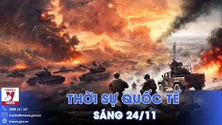 Thời sự Quốc tế sáng 2411Nga thắng lớnhất văng lính Ukrainegiành đất DonetskIsrael nã bom Liban [upl. by Nage]