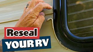 Trailer Repair Resealing Your Traveling Trailer from LEAKS [upl. by Fulvi]