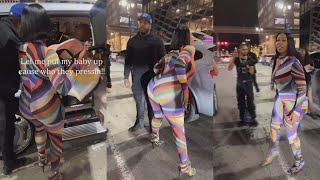 Kash Doll Had To Put Her Baby In Car To Twerk For Her Fans 😂😂😂 [upl. by Nylesoy]