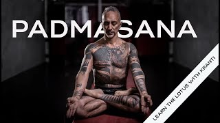 Learn the most iconic yoga pose Lotus padmasana [upl. by Murtagh]