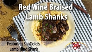 Red Wine Braised Lamb Shanks [upl. by Ielirol]