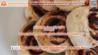 Gluténmentes kakaóscsiga recept [upl. by Cristi]