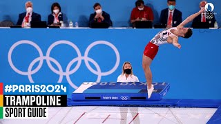 So how does Trampoline work at the Olympics  Paris2024 [upl. by Arsi977]