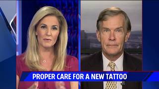 Fox5  Tattoos amp Aftercare Health Risks  June 7 2017 [upl. by Mehalek175]