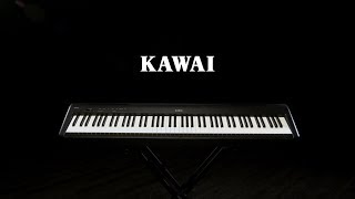 Kawai ES110 Digital Stage Piano Black  Gear4music demo [upl. by Ginsberg]