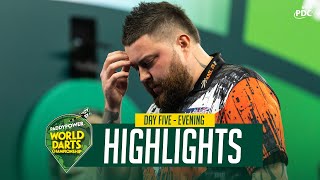 TIEBREAK DRAMA Day Five Evening Highlights  202425 Paddy Power World Darts Championship [upl. by Chuipek600]