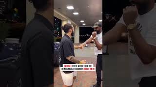 Jon Jones Shows Off the Ali Shuffle in Front of Muhammad Ali’s Grandson 🥊👑 UFC309 GOAT [upl. by Farmann]