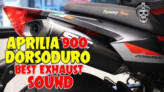 Aprilia Dorsoduro 900 Awesome Exhaust Sound Akrapovic VS SC Project VS Arrow VS GPR [upl. by Nirmak]