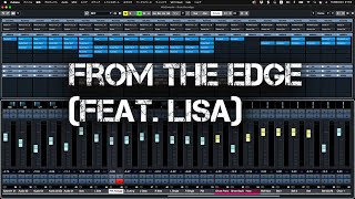 from the edge featLiSA  FictionJunction カラオケ DTM 耳コピ [upl. by Edac]