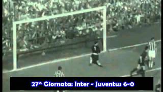 Road to Scudetto  19531954  Tutti i gol dellInter [upl. by Atiugram]