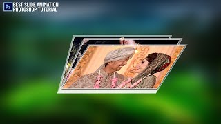 Slide Animation in Photoshop tutorial Animation kaise banaye [upl. by Pearson947]