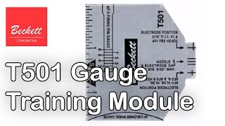 Beckett T501 Gauge Training Module [upl. by Oag]