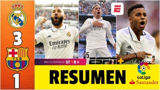 REAL MADRID SE QUEDA CON EL CLÁSICO 31 vs BARCELONA Goles BENZEMA VALVERDE Y RODRYGO  La Liga [upl. by Amari334]