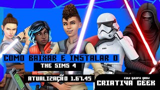 COMO BAIXAR E INSTALAR THE SIMS 4  ATUALIZAÇÃO 16745 [upl. by Olinde651]