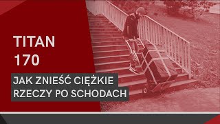 Jak znieść ciężkie rzeczy po schodach  schodołaz towarowy [upl. by Ayikat]