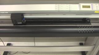 Graphtec FC7000100 plotter  cutter [upl. by Salohci]