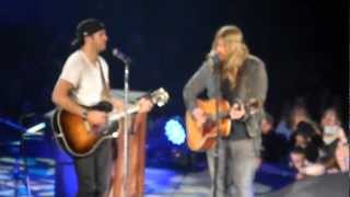 Luke Bryan amp Chris Stapleton quotDrink A Beerquot Morgantown WV 32413 [upl. by Enelie]