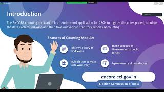 Counting ENCORE Training for Parliamentary Election 2024 by ECI [upl. by Eisyak]