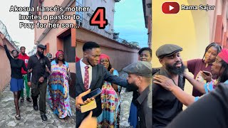 Akosua fiancé’s mother invites a pastor to pray for her son watch viralvideo [upl. by Innad]