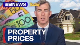 Property prices tipped to fall in Sydney and Melbourne  9 News Australia [upl. by Mckay209]